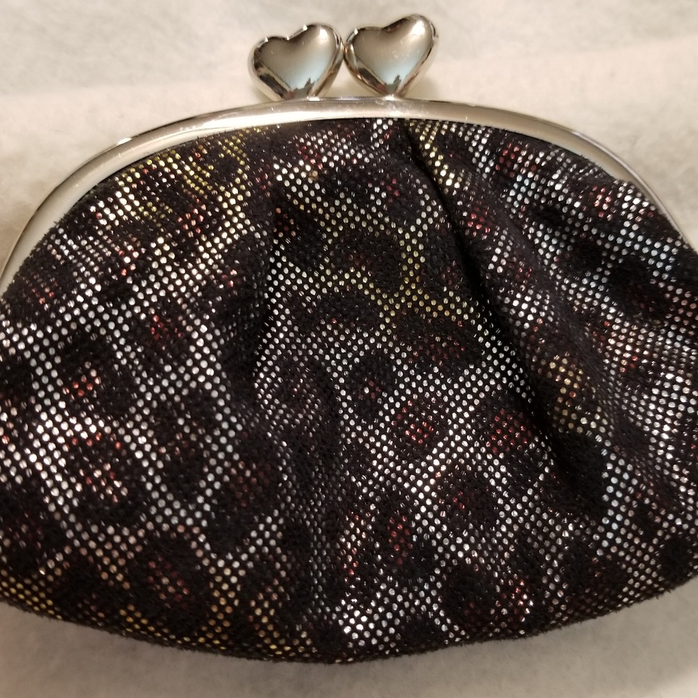 Metallic Look Mini Clasp Purse